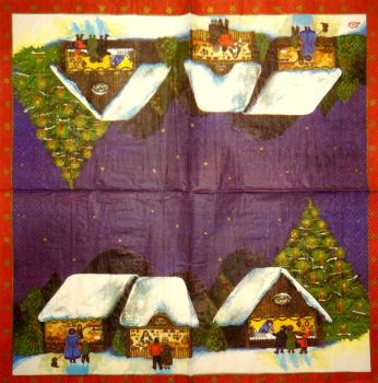114 Winter Landscape - 3-ply (red)